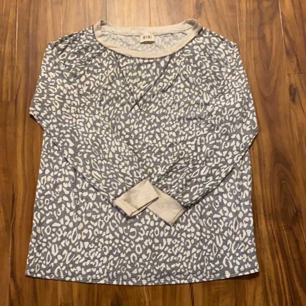 Bibi Leopard Long Sleeve Shirt